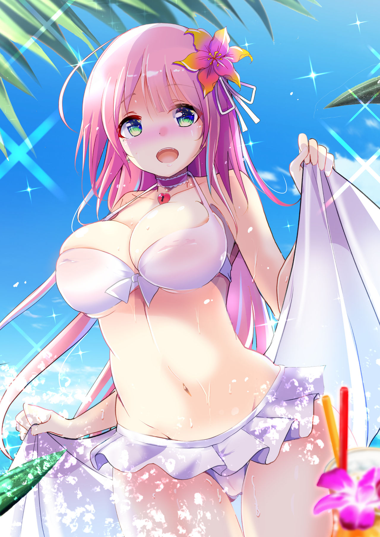 [日本漫画] [Kukado Rio (Kukado Rio)] Layer Miruru no Ikenai Natsutasumi (Makibano Miruru  单本,单女,比基尼,泳装#[22P]-2