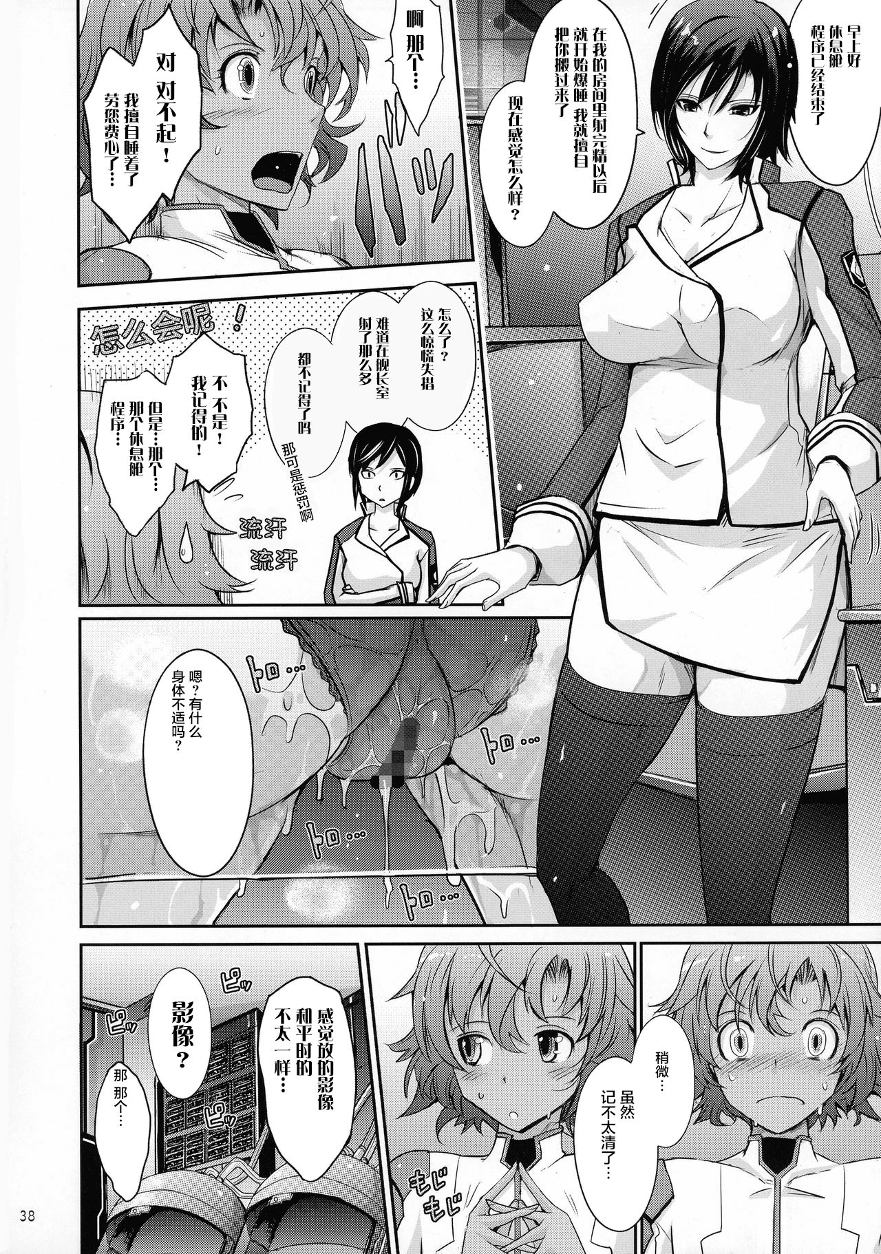 [日本漫画] (C92) [Garyuh-Chitai (TANA)] Seirei Senkan Tokumei Shasei Kanrikan Naomi Evans No Nichijou (Kangoku Senkan)   单本,正太控,巨乳大奶,暗黑皮肤,丝袜#[44P]-38