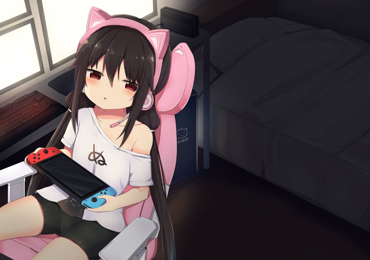 [日本漫画] [Story Circle (Tonari)] Downer-kei Gamer Otouto ga Nii-san Sukisuki Imouto Succubus ni Naru made  单本,萝莉,单男,马尾辫,受精#[33P]-1