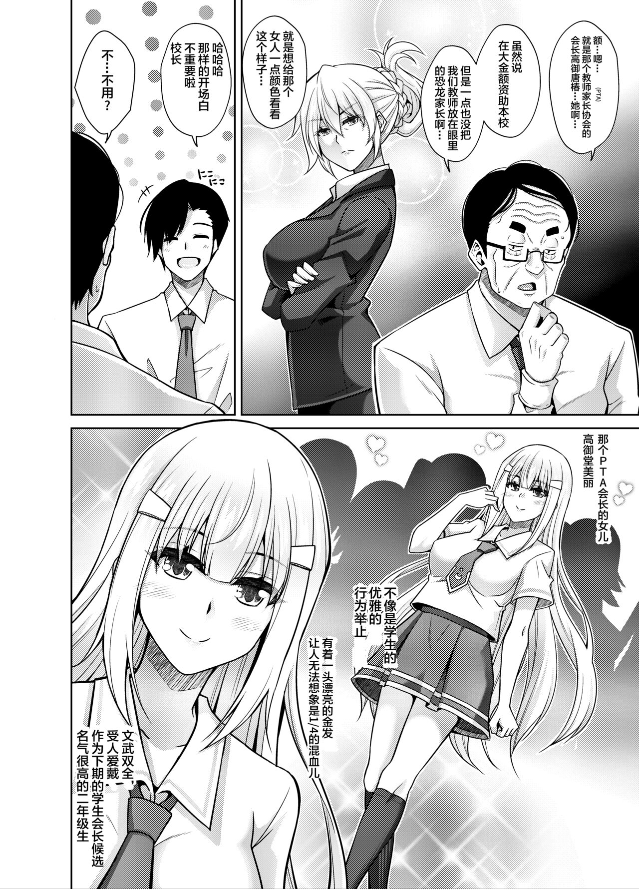 [日本漫画] [Ichigo Dressing (Nikusoukyuu.)] Natsuyasumi Kankin Seikatsu ~PTA Kaichou no Musume o Mesu Dorei ni Otosu Nishuukan~  单本,强奸,巨乳大奶,女学生制服,束缚,丝袜#[32P]-6