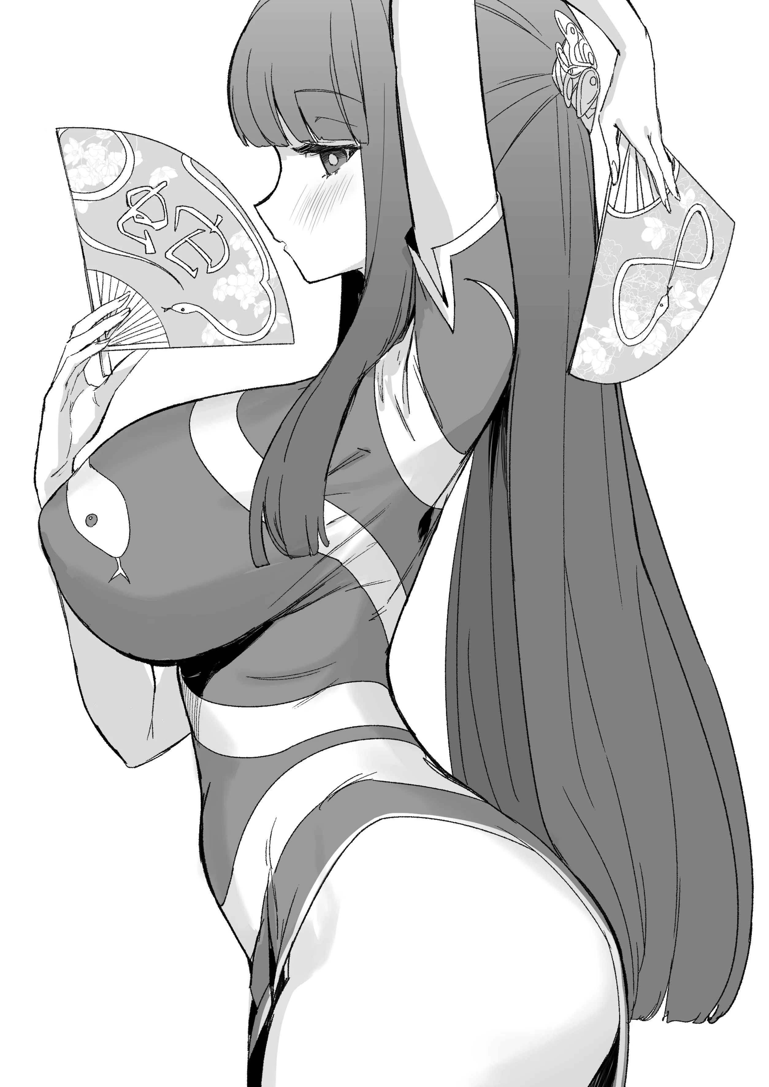 [日本漫画] [見影 (全白)] 愛を届ける魔法 (葬送のフリーレン)｜传递爱的魔法 单本,高潮潮吹,巨乳大奶,单女,内射中出#[36P]-26