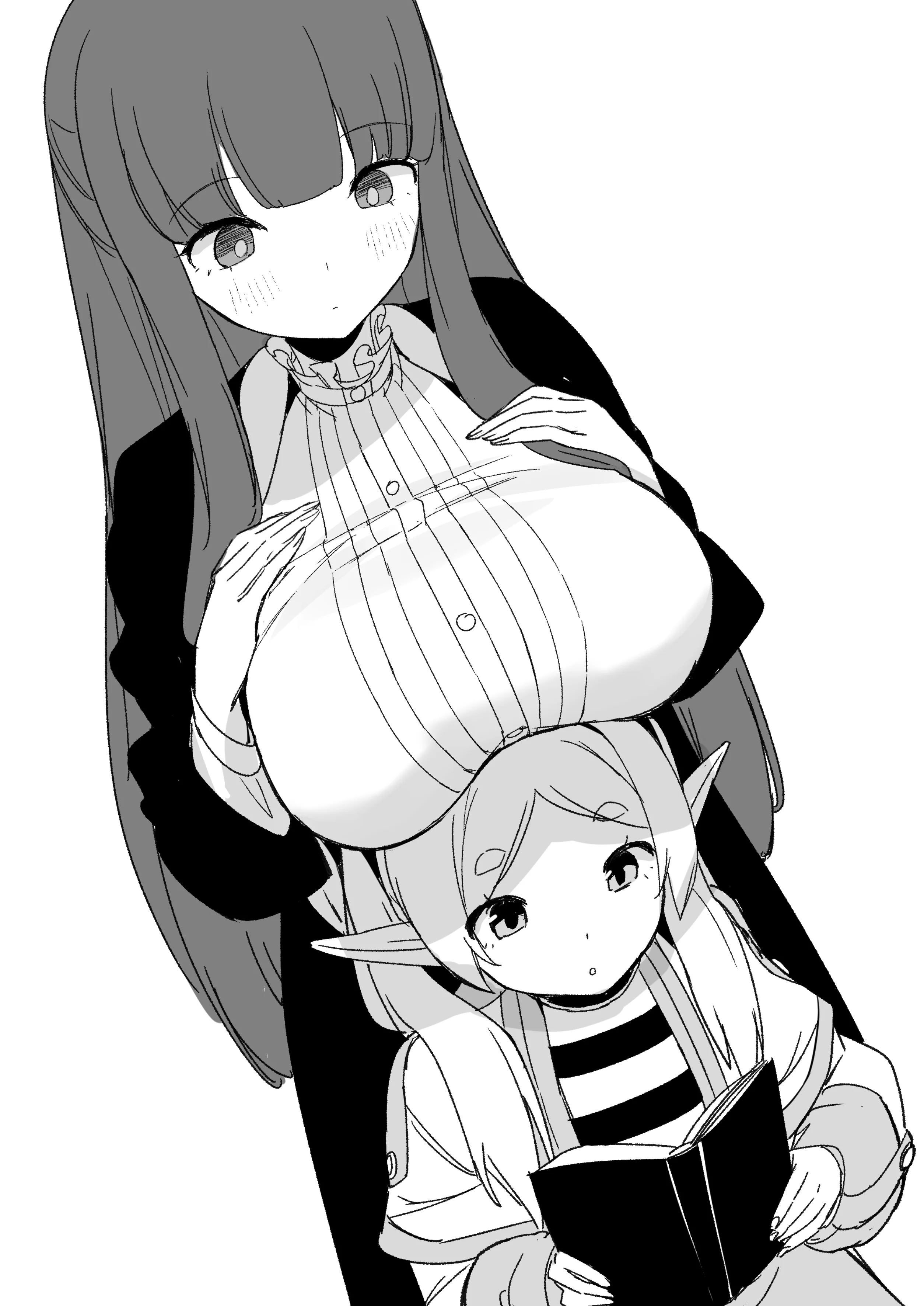 [日本漫画] [見影 (全白)] 愛を届ける魔法 (葬送のフリーレン)｜传递爱的魔法 单本,高潮潮吹,巨乳大奶,单女,内射中出#[36P]-27