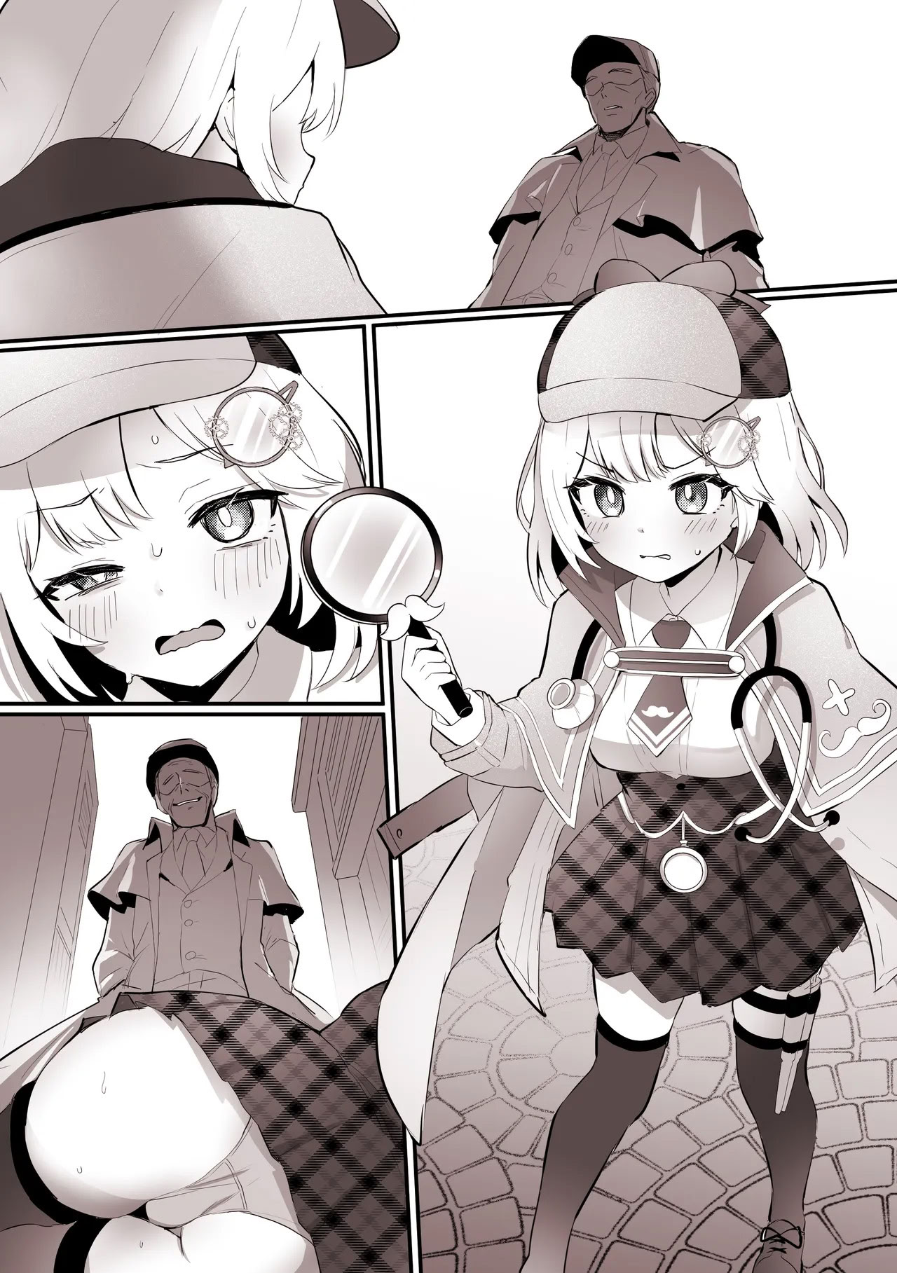 [日本漫画] [こけもも] 自分の処女を奪った犯人に、アナルも奪われる アメ〇ア (ワトソン・アメリア) [中国翻訳] 单本,高潮潮吹,调教,巨乳大奶,女学生制服,内射中出,丝袜#[12P]-9