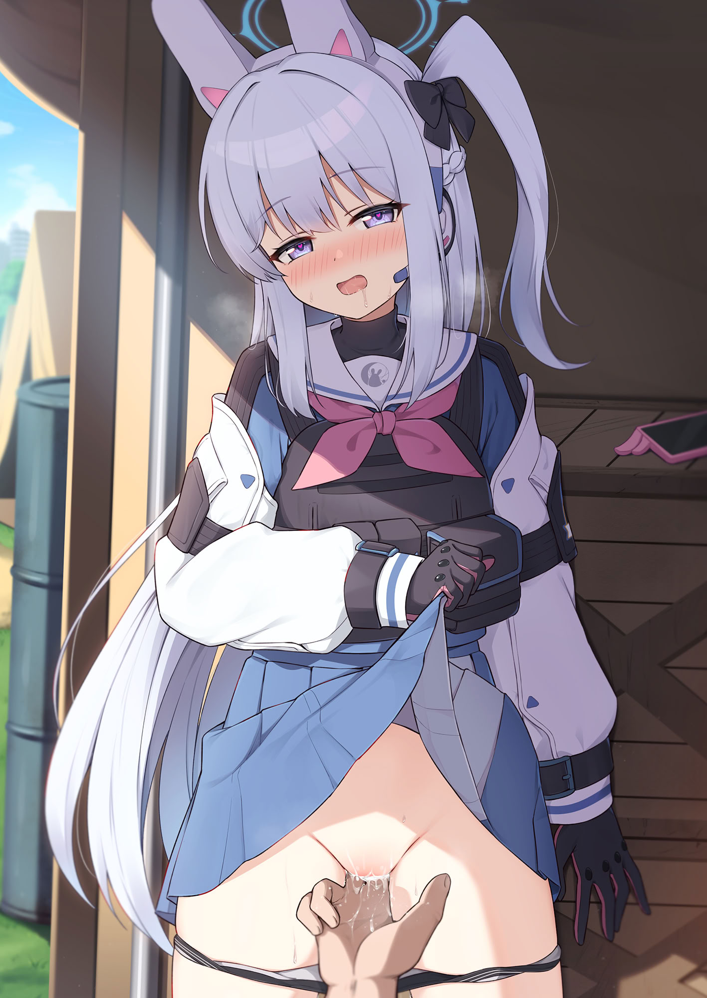 [日本漫画] [ミルクファーム田中 (よろず)] ブルアカ トロ顔合同 ~トロけるフェイス~ (ブルーアーカイブ)  单本,萝莉,调教,单女,兽耳,单男#[33P]-12