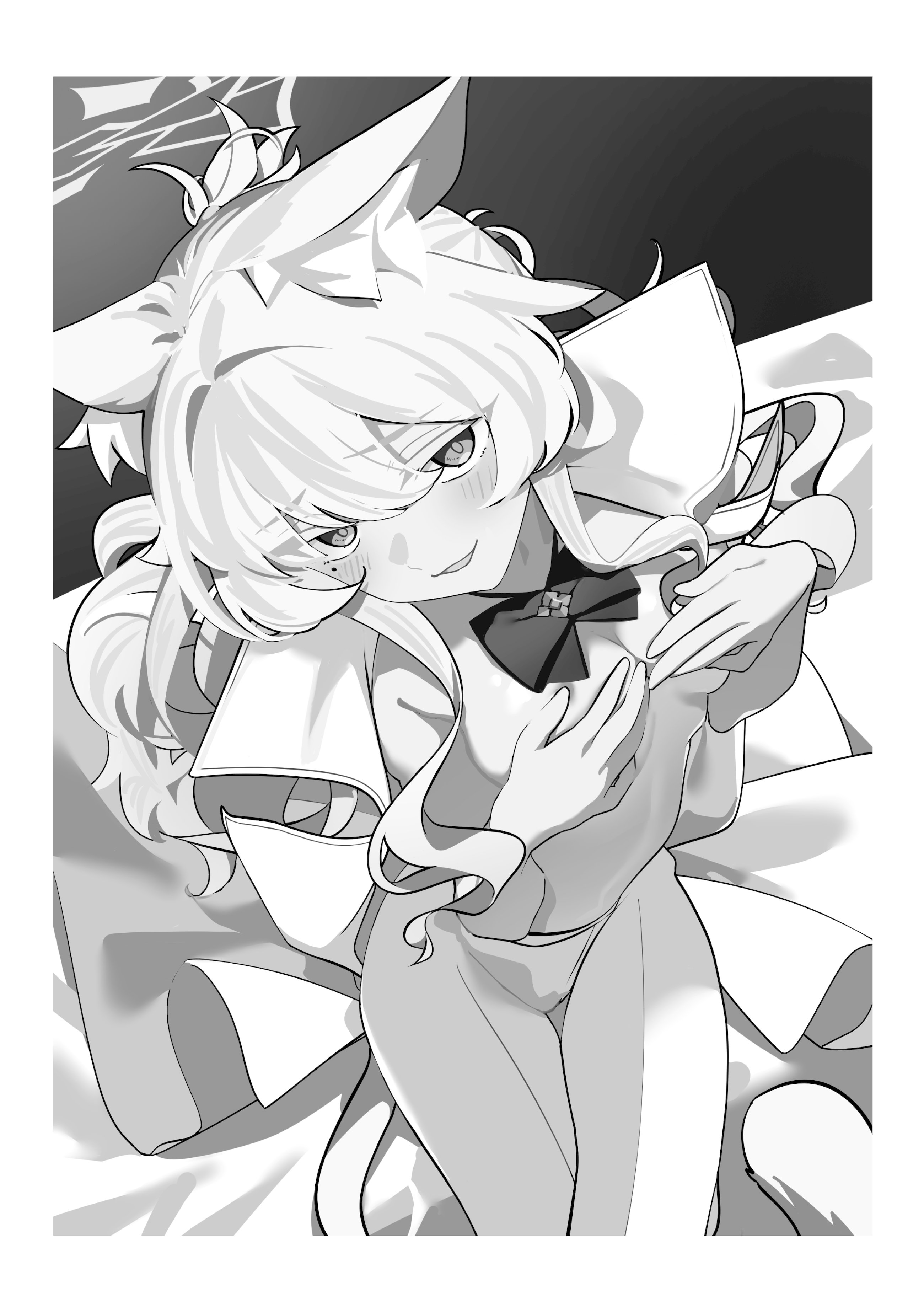 [日本漫画] [除湿部屋 (もたき)] 先生、貴方の初めてを頂戴します♡ (ブルーアーカイブ) [半山世德x油豆腐拌面双人汉化] 单本,萝莉,单女,兽耳#[17P]-3