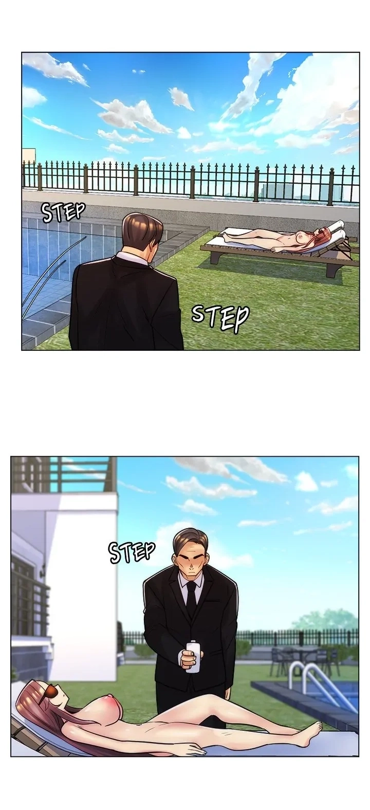 [韩国漫画] 继母竟是我女友 剧情,高潮潮吹,熟女人妻,巨乳大奶,露出#[48P]-45