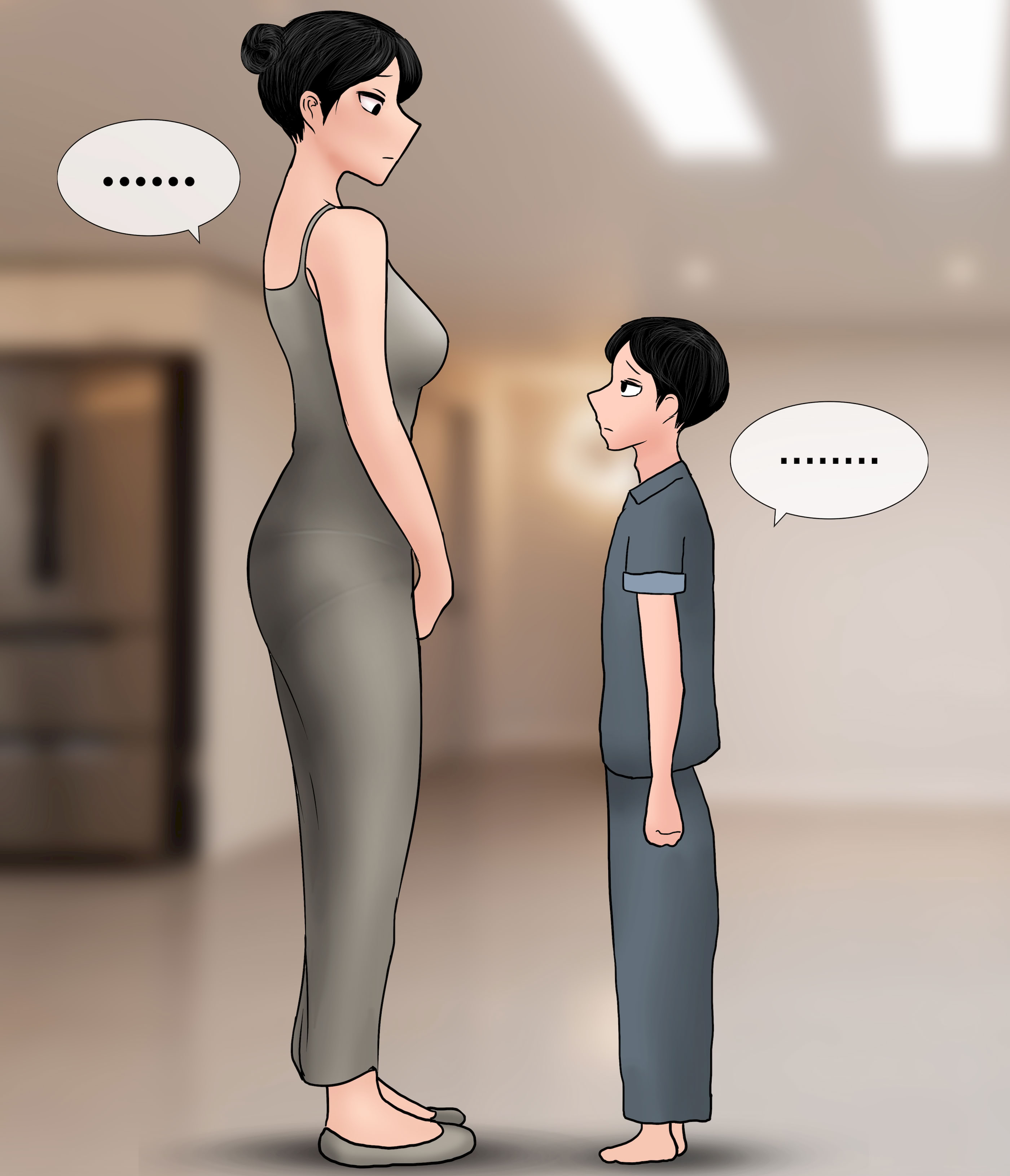 [韩国漫画] [Philia] 我成了低学历高个老婆的专属奴隶 펨돔아내 剧情,熟女人妻,巨乳大奶#[51P]-10