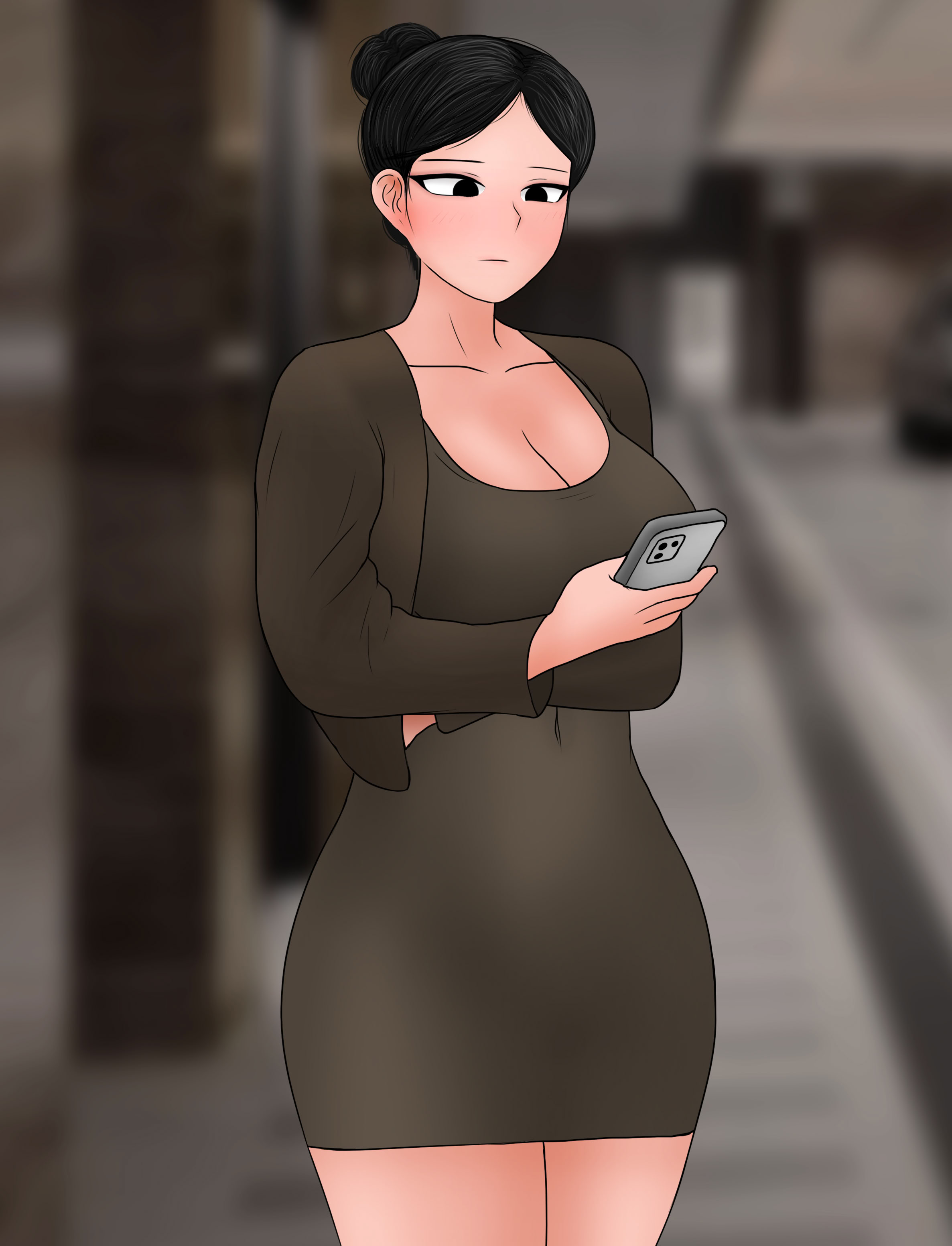 [韩国漫画] [Philia] 我成了低学历高个老婆的专属奴隶 펨돔아내 剧情,熟女人妻,巨乳大奶#[88P]-79