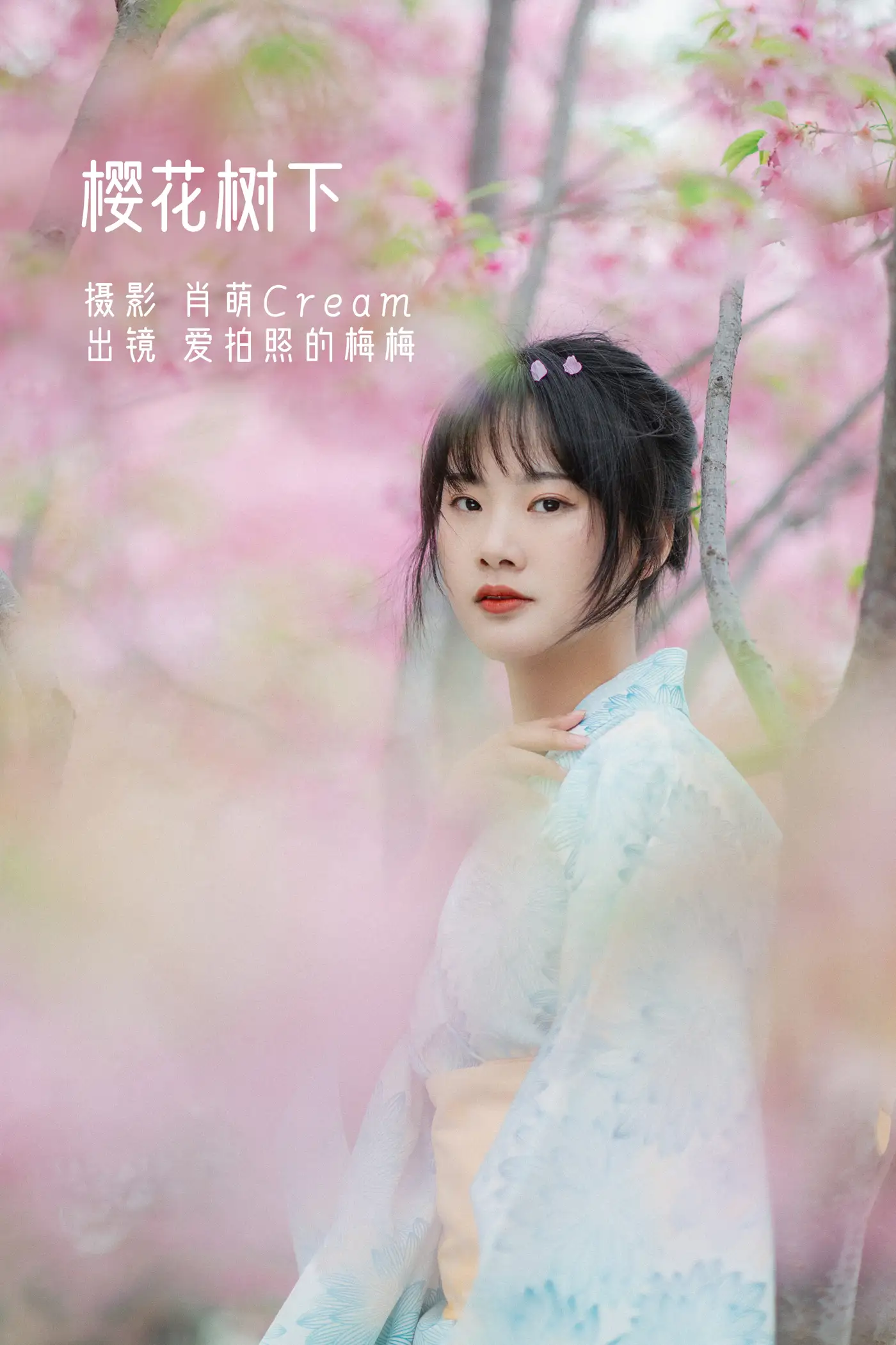 [艺图语] 2022.11.19 Vol.2478 – 樱花树下 爱拍照的梅梅
