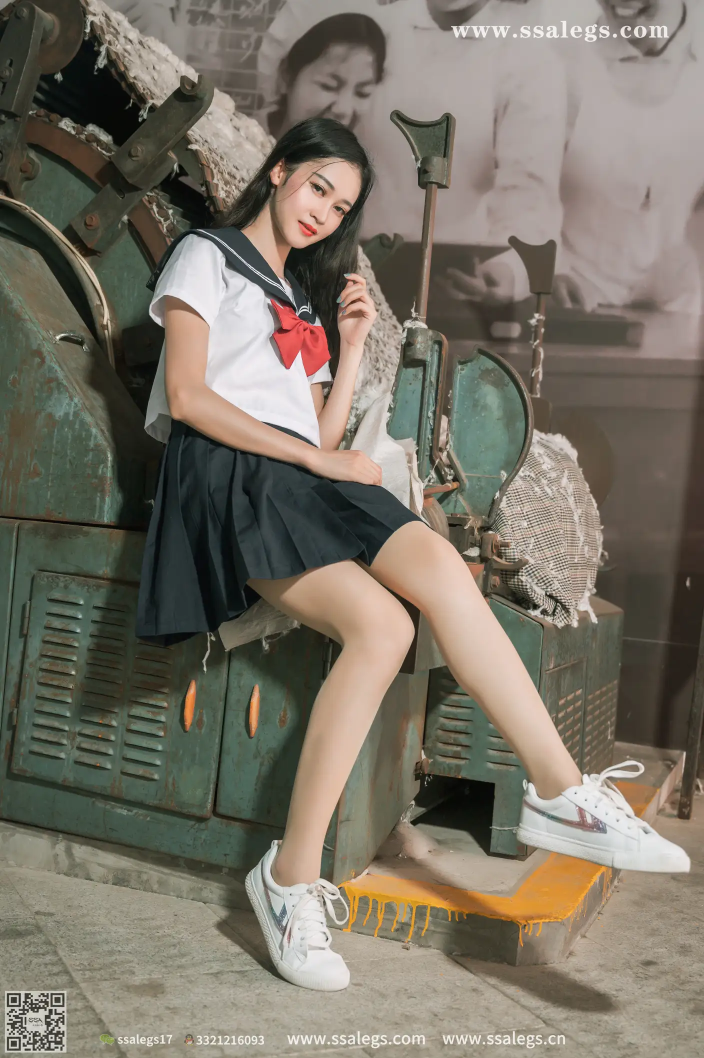 [爱美足] NO.422 漫漫白色jk制服肉丝写真(下) 丝社