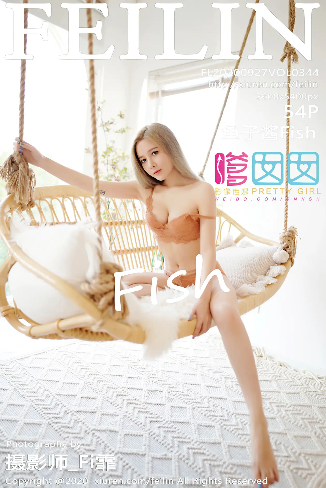 [嗲囡囡] 2020.09.27 VOL.344 鱼子酱Fish#[55P]-1