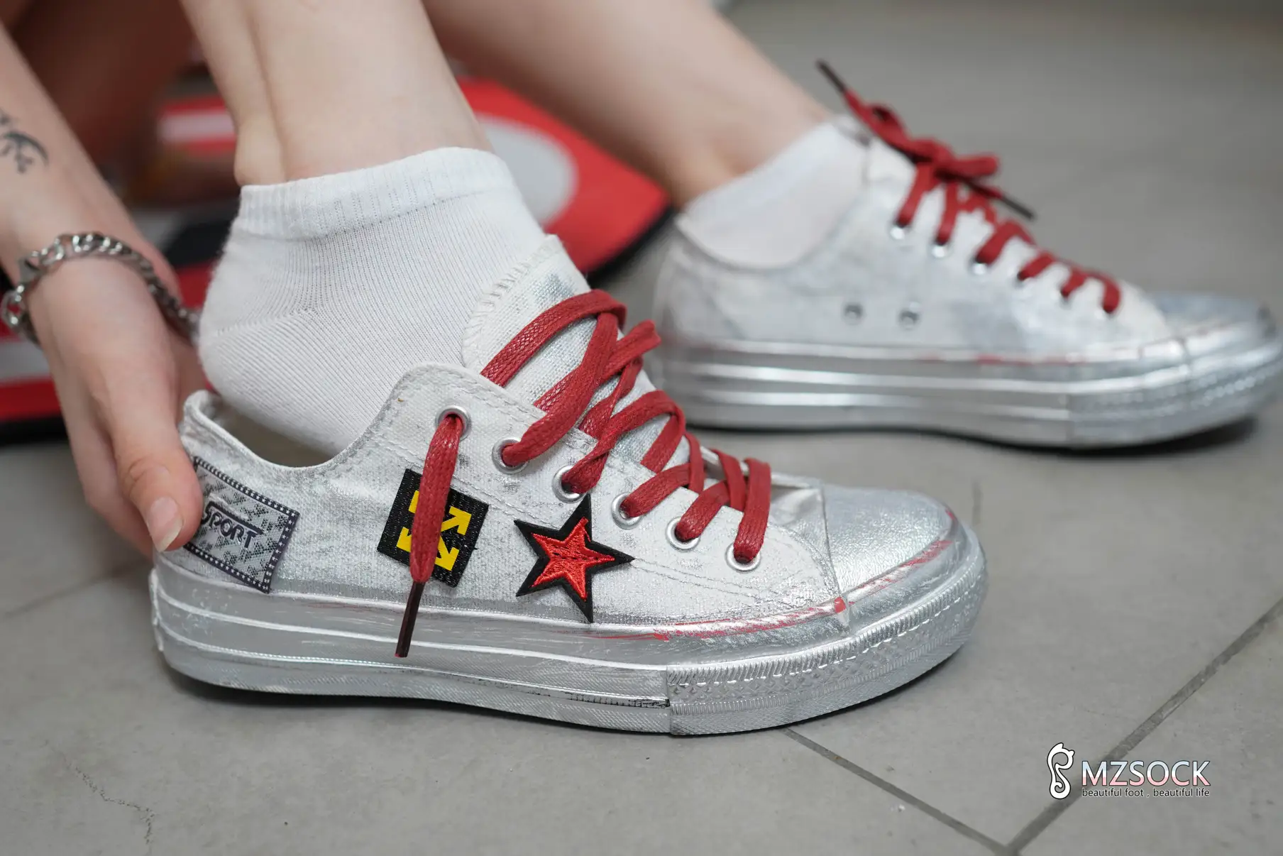 [Mzsock] Love Beauty Foot NO.122 Leilei#[74P]-9