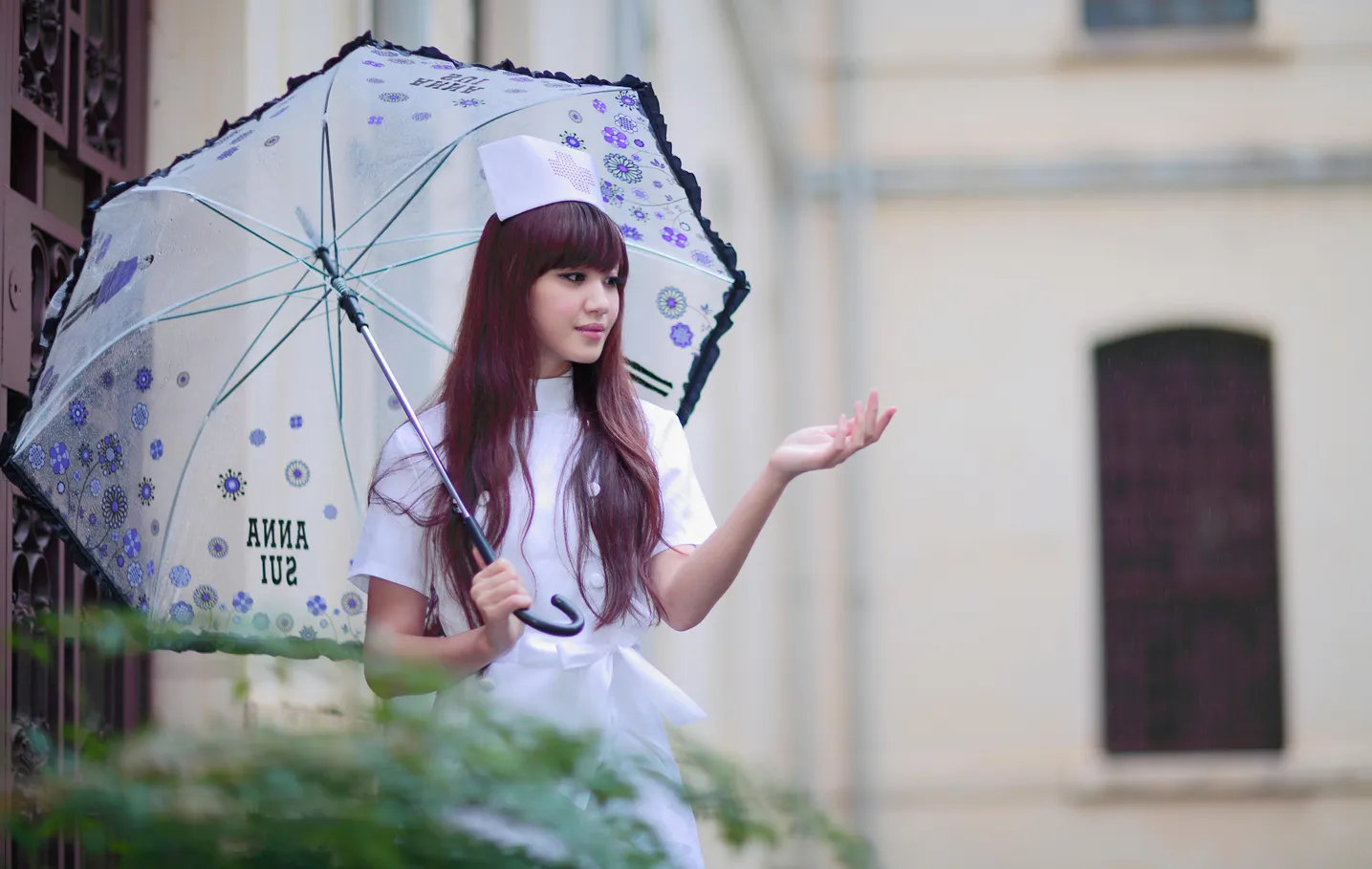 [爱美足] NO.204 小雅 护士服丝袜高跟美腿 街拍#[70P]-5