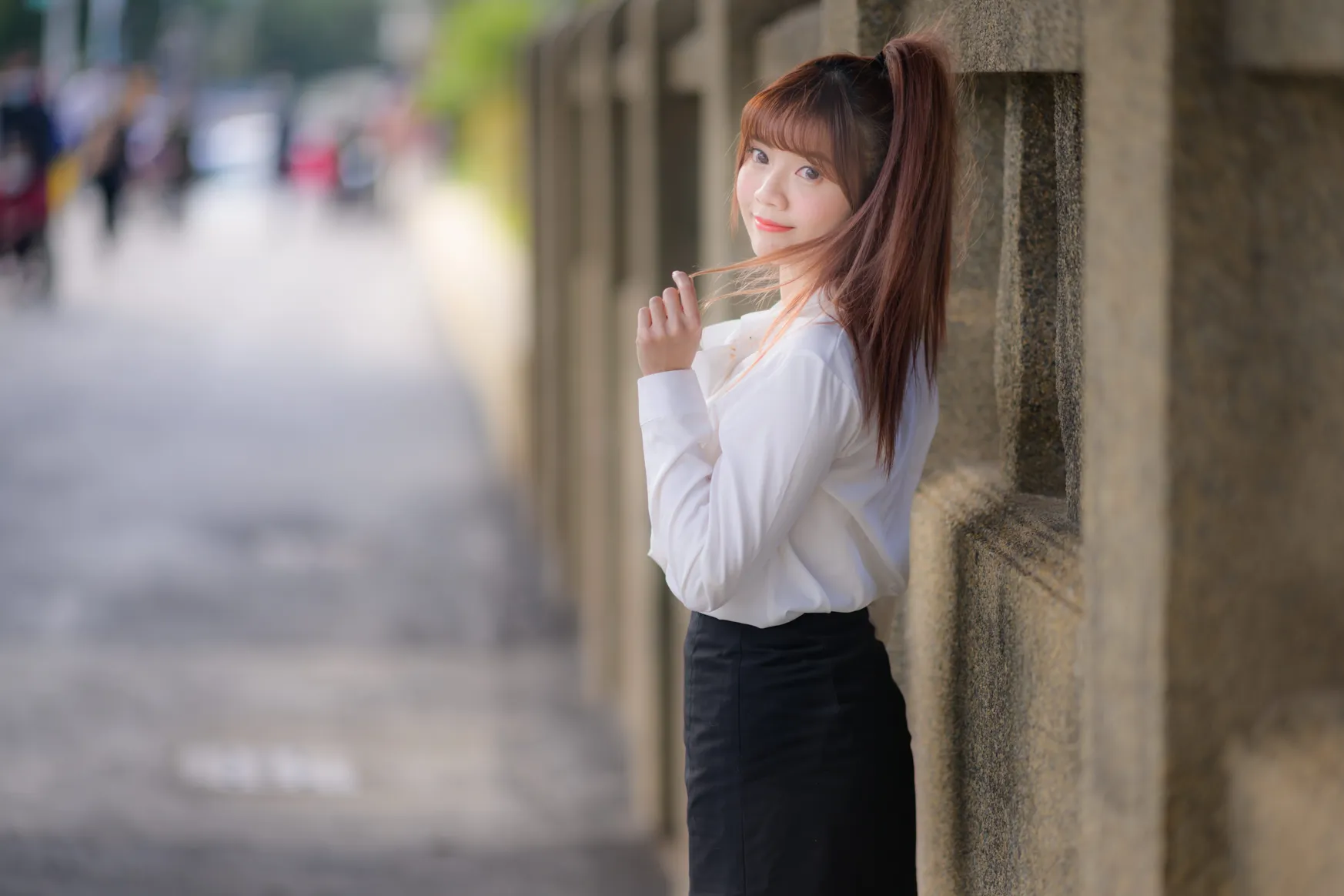 [爱美足] NO.237 OL黑丝制服高跟 街拍#[105P]-6