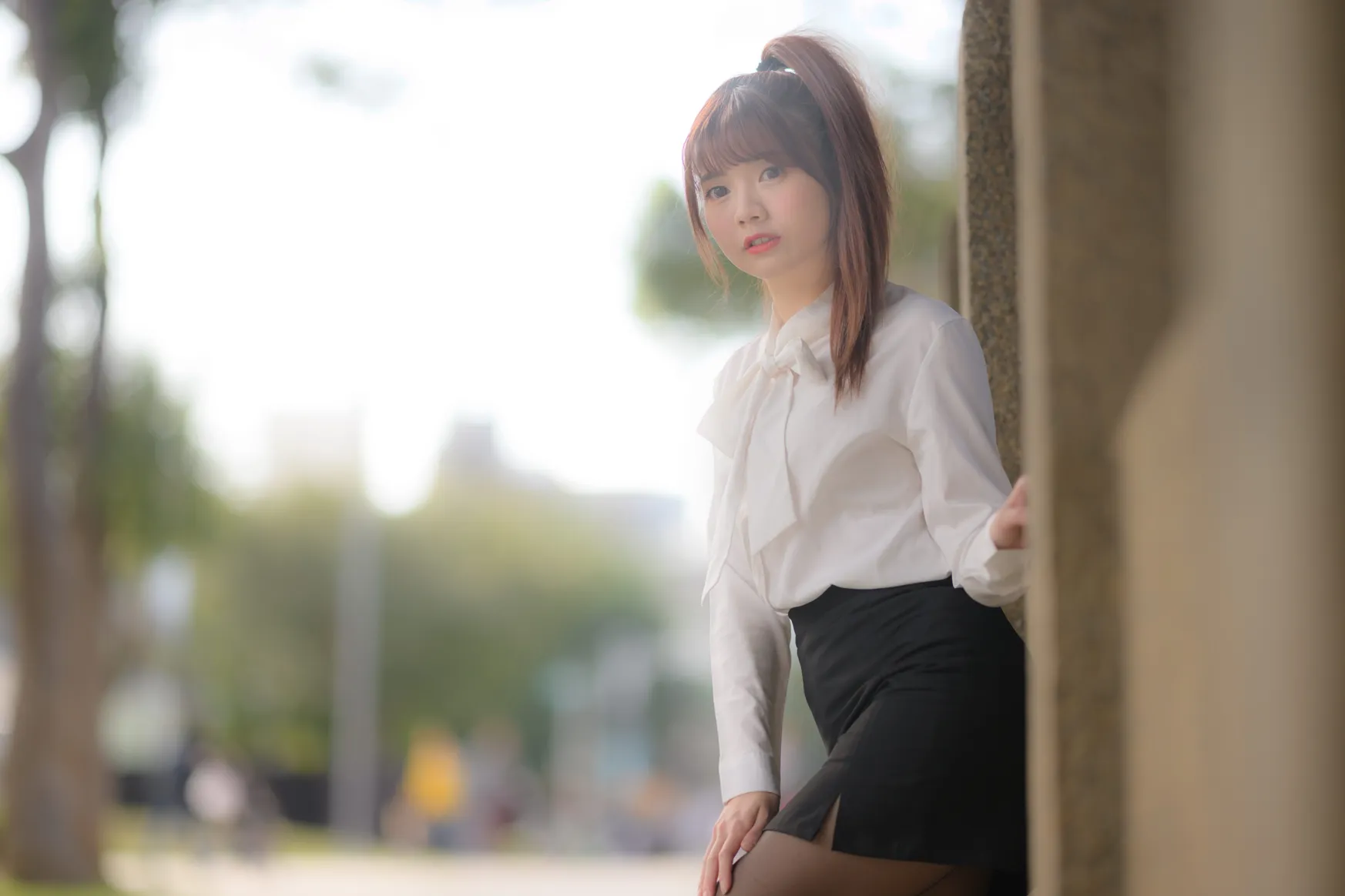 [爱美足] NO.237 OL黑丝制服高跟 街拍#[105P]-7