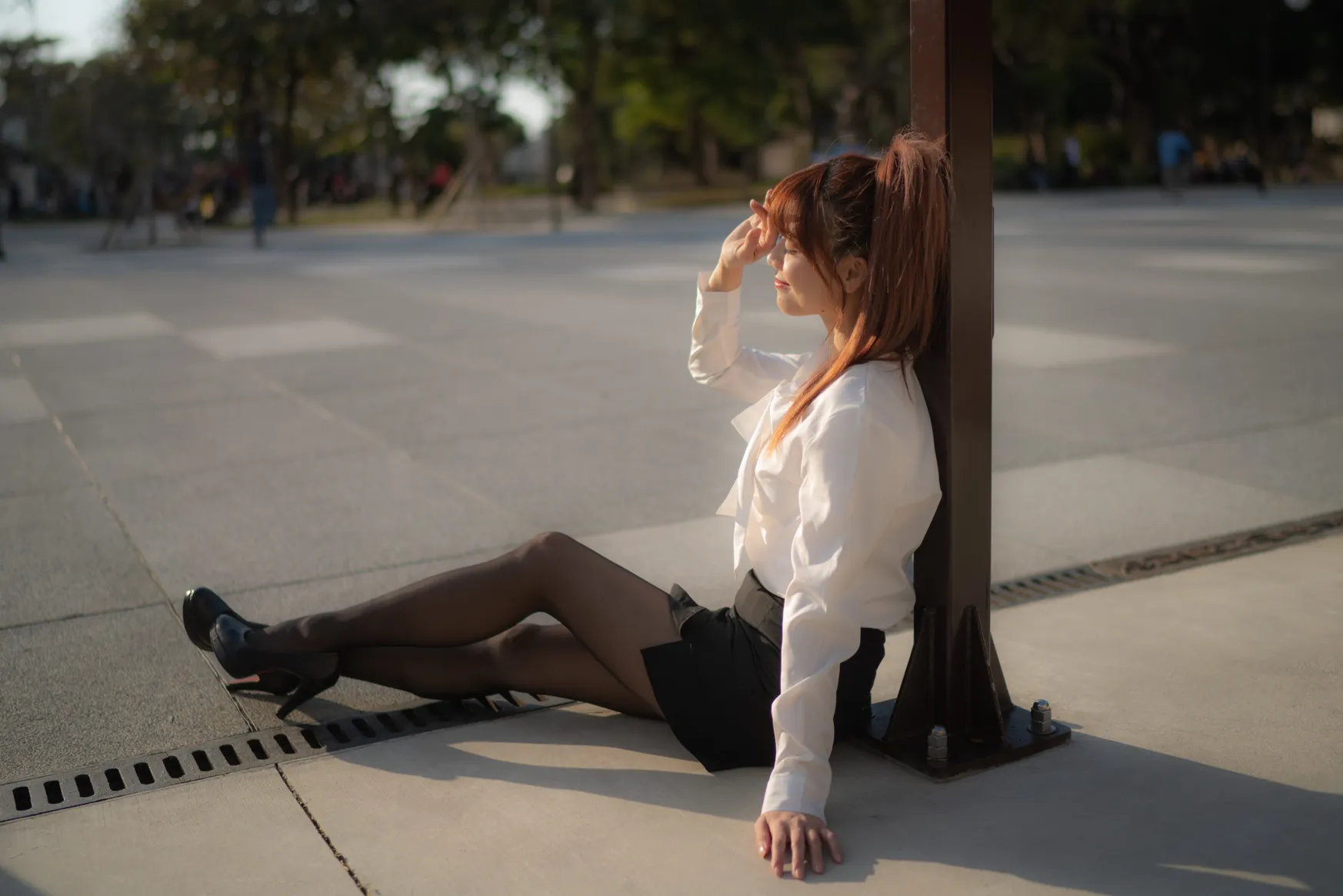 [爱美足] NO.237 OL黑丝制服高跟 街拍#[105P]-1