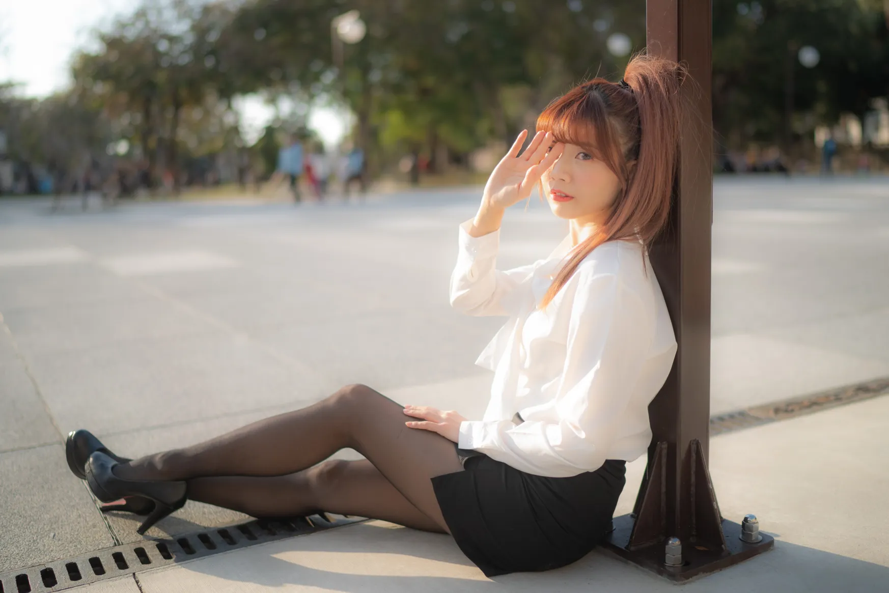 [爱美足] NO.237 OL黑丝制服高跟 街拍#[105P]-2