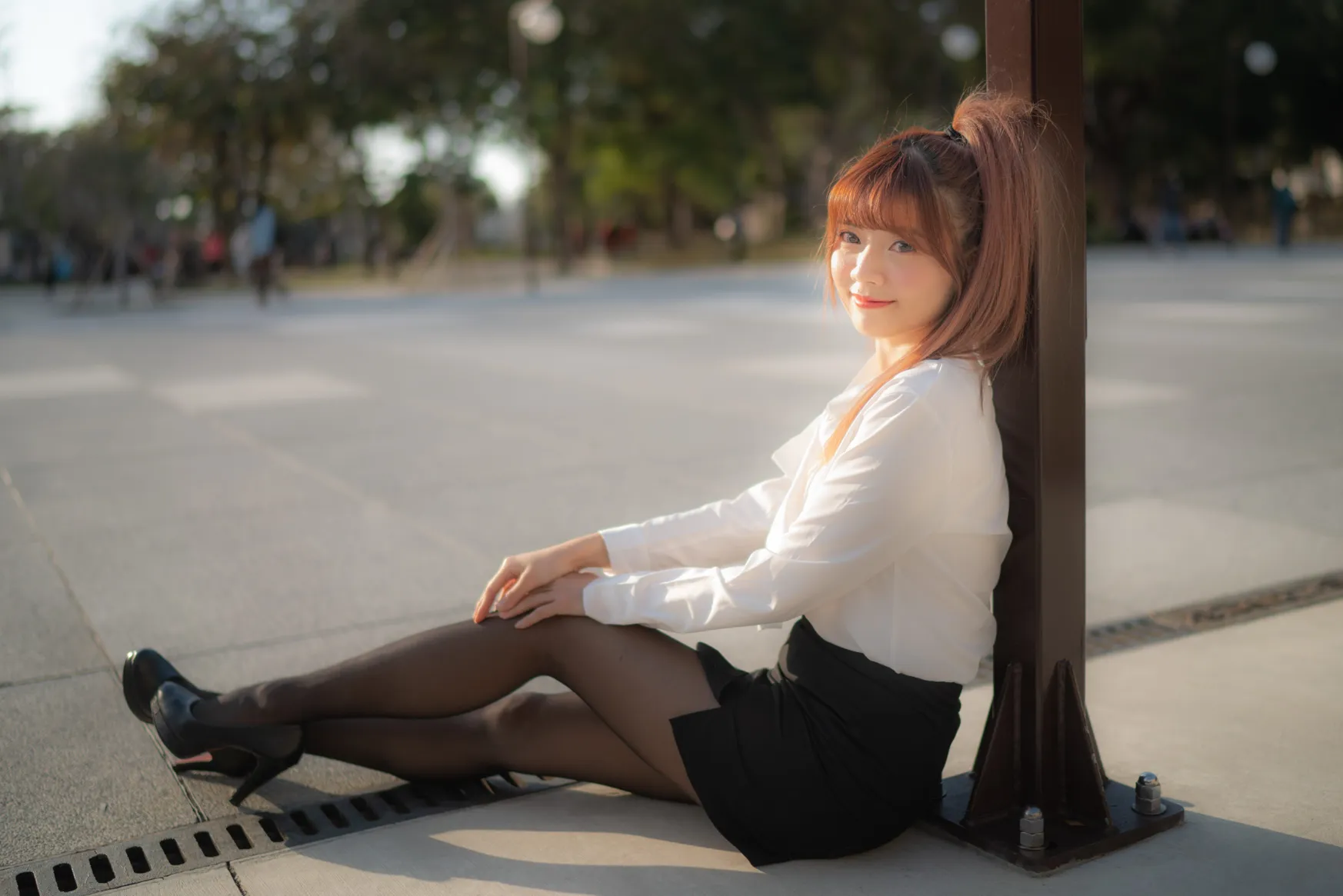 [爱美足] NO.237 OL黑丝制服高跟 街拍#[105P]-3