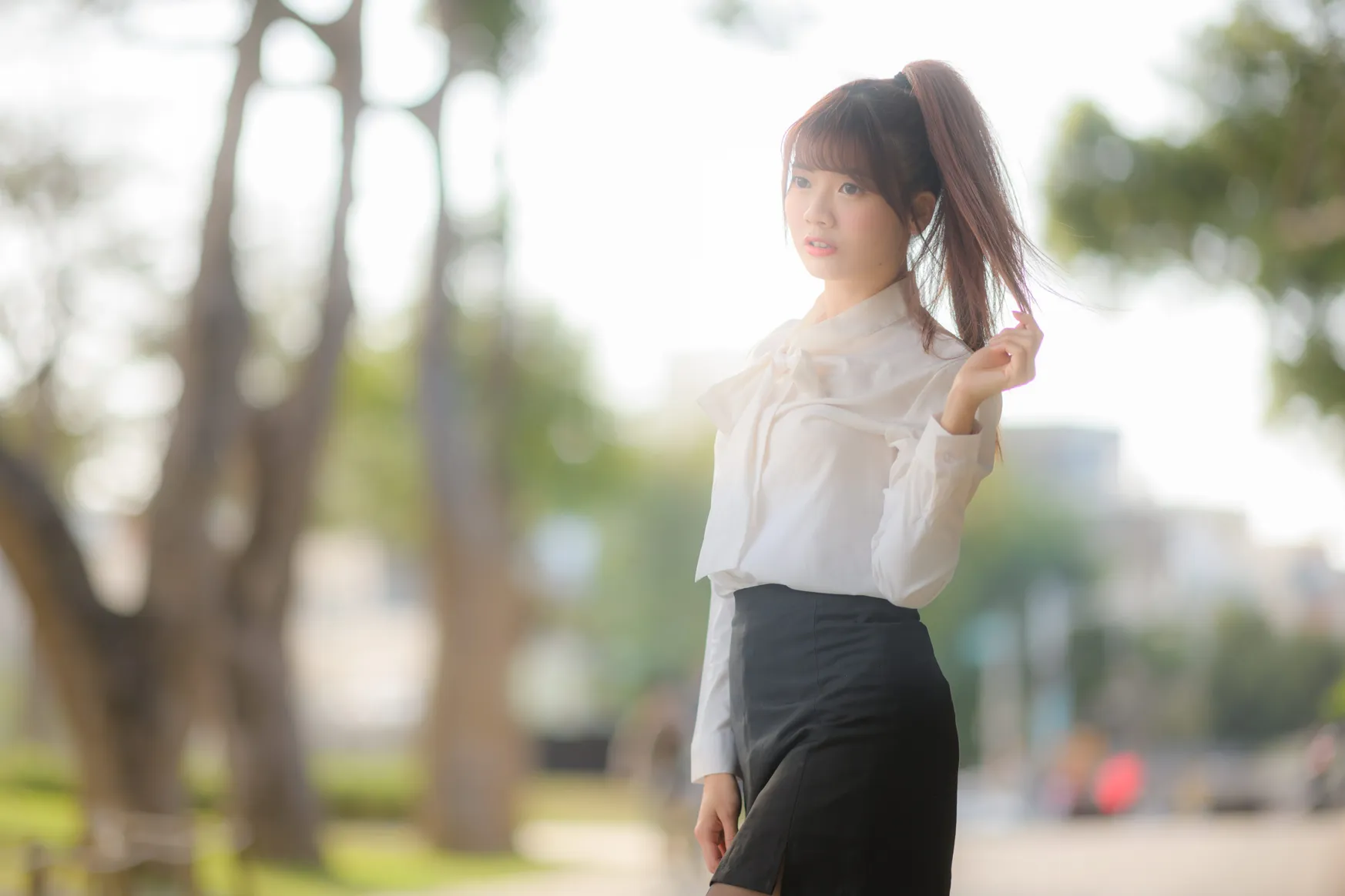 [爱美足] NO.237 OL黑丝制服高跟 街拍#[105P]-8