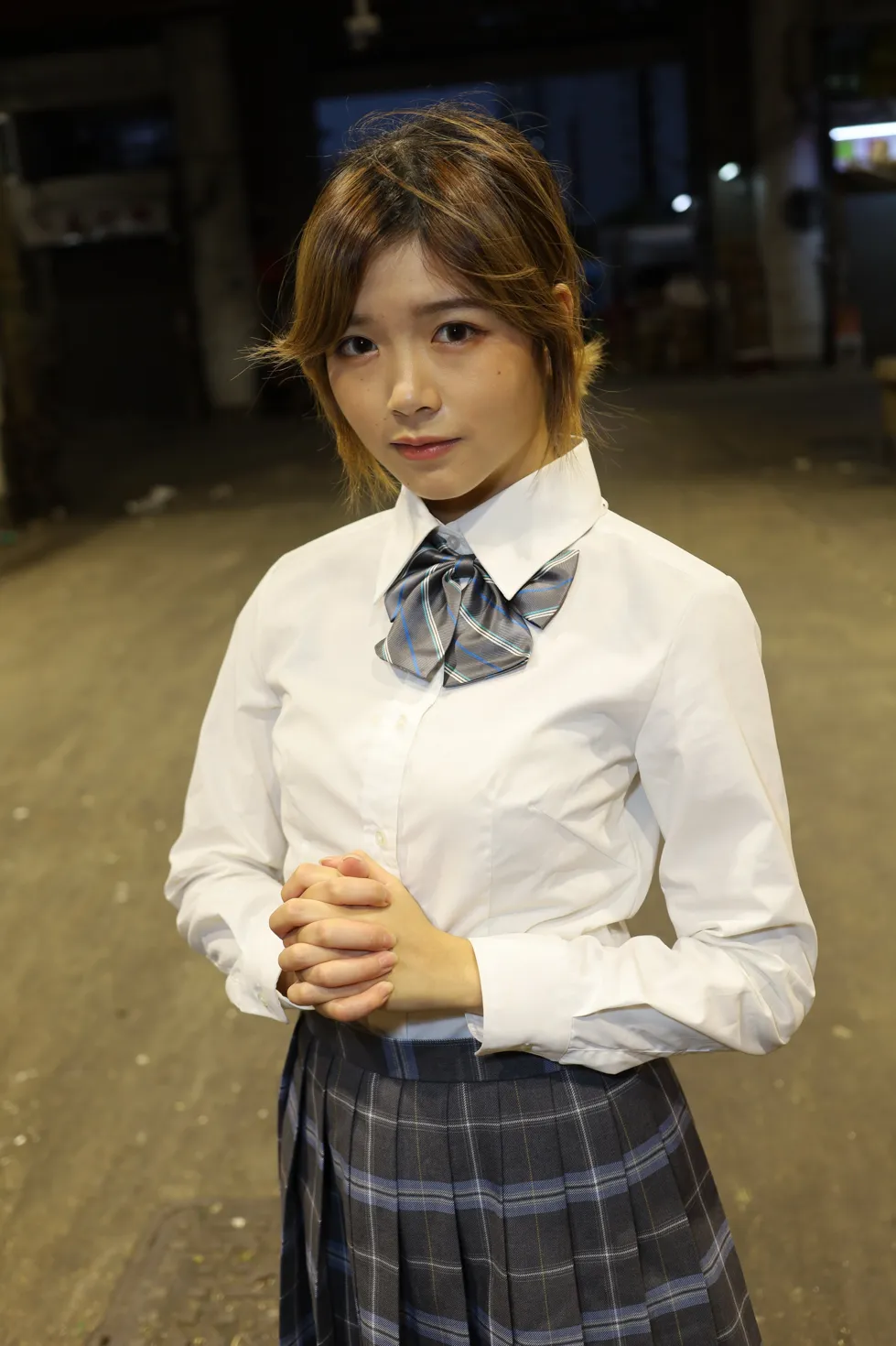 [爱美足] NO.144 Kandi 学生制服美腿 街拍#[105P]-7