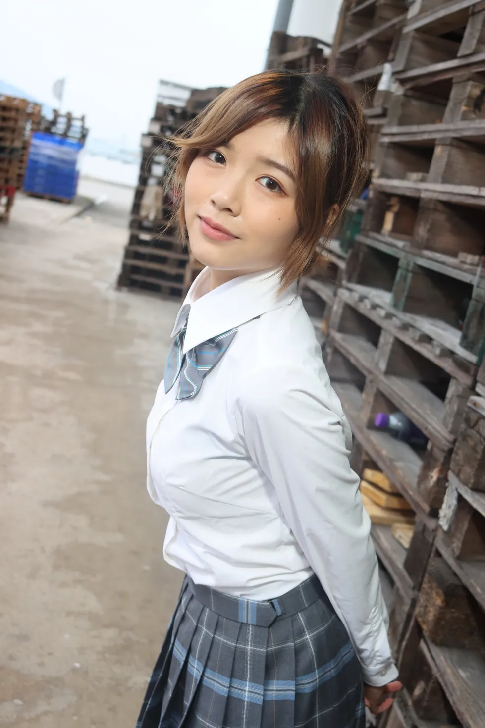 [爱美足] NO.144 Kandi 学生制服美腿 街拍#[105P]-3