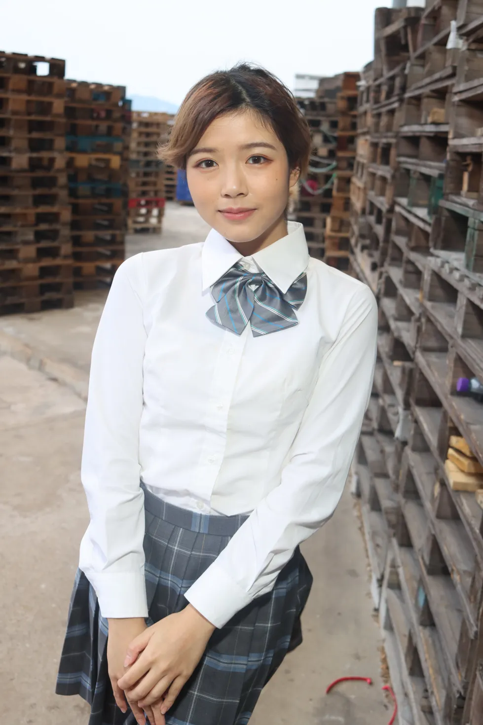 [爱美足] NO.144 Kandi 学生制服美腿 街拍#[105P]-6