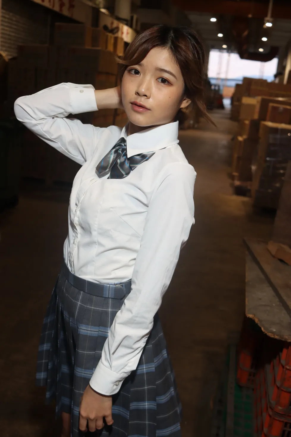 [爱美足] NO.144 Kandi 学生制服美腿 街拍#[105P]-3