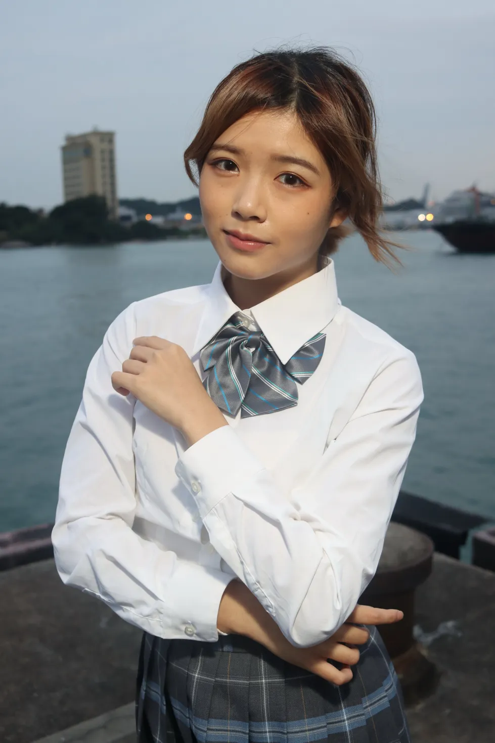 [爱美足] NO.144 Kandi 学生制服美腿 街拍#[105P]-9