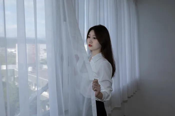 [爱美足] NO.067  刘美筠 OL黑丝 高跟美腿旅拍 街拍#[51P]-9