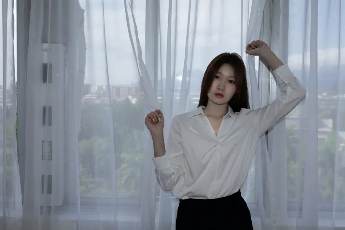 [爱美足] NO.067  刘美筠 OL黑丝 高跟美腿旅拍 街拍#[51P]-1