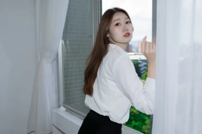 [爱美足] NO.067  刘美筠 OL黑丝 高跟美腿旅拍 街拍#[51P]-3