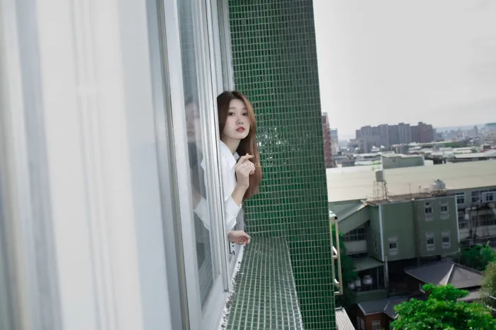 [爱美足] NO.067  刘美筠 OL黑丝 高跟美腿旅拍 街拍#[51P]-5