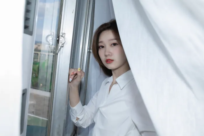 [爱美足] NO.067  刘美筠 OL黑丝 高跟美腿旅拍 街拍#[51P]-9