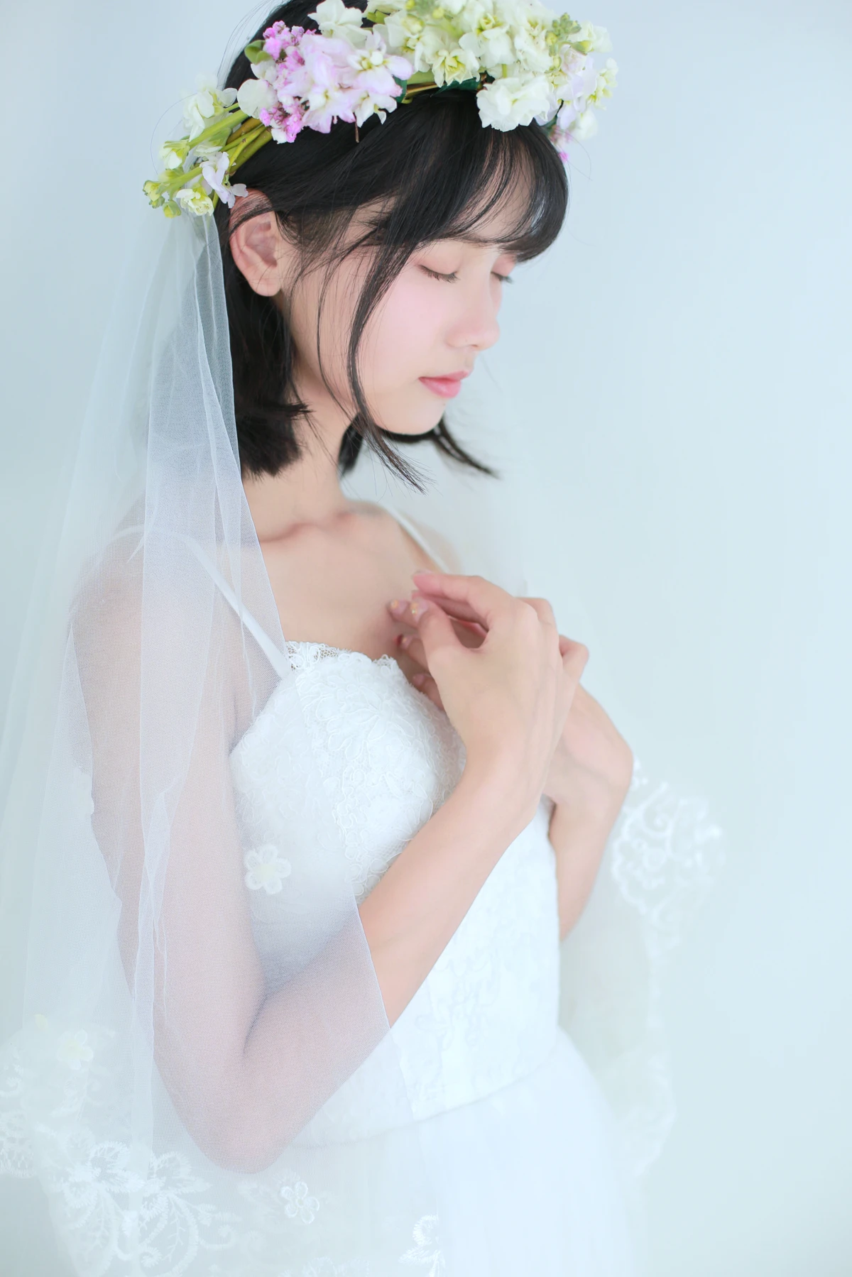[艺图语] 2023.01.10 Vol.2880 – 花的嫁纱 猫梓子#[22P]-2