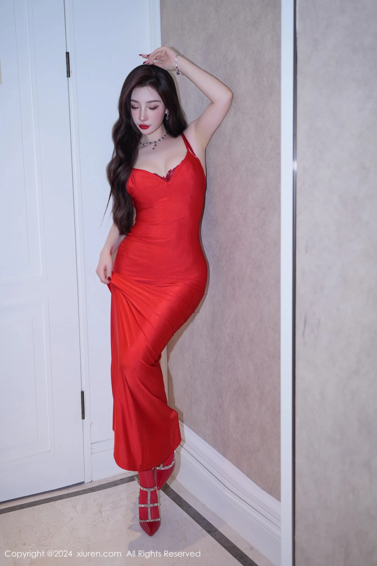 [秀人网] 2024.04.17 No.8406 蕾蕾醒了没#[60P]-10