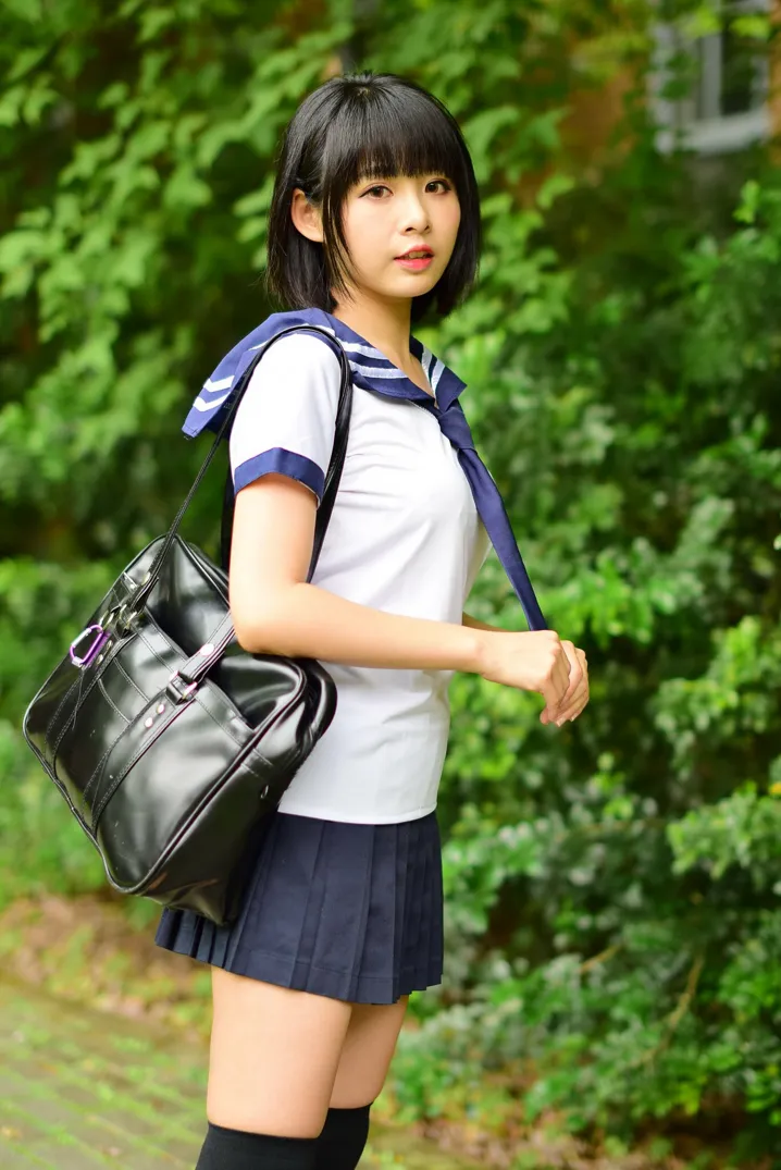 [爱美足] NO.171 海琳 学生制服 街拍#[73P]-4