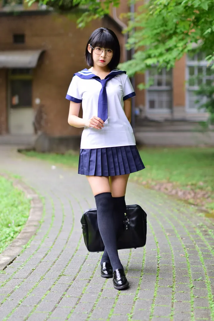 [爱美足] NO.171 海琳 学生制服 街拍#[73P]-2