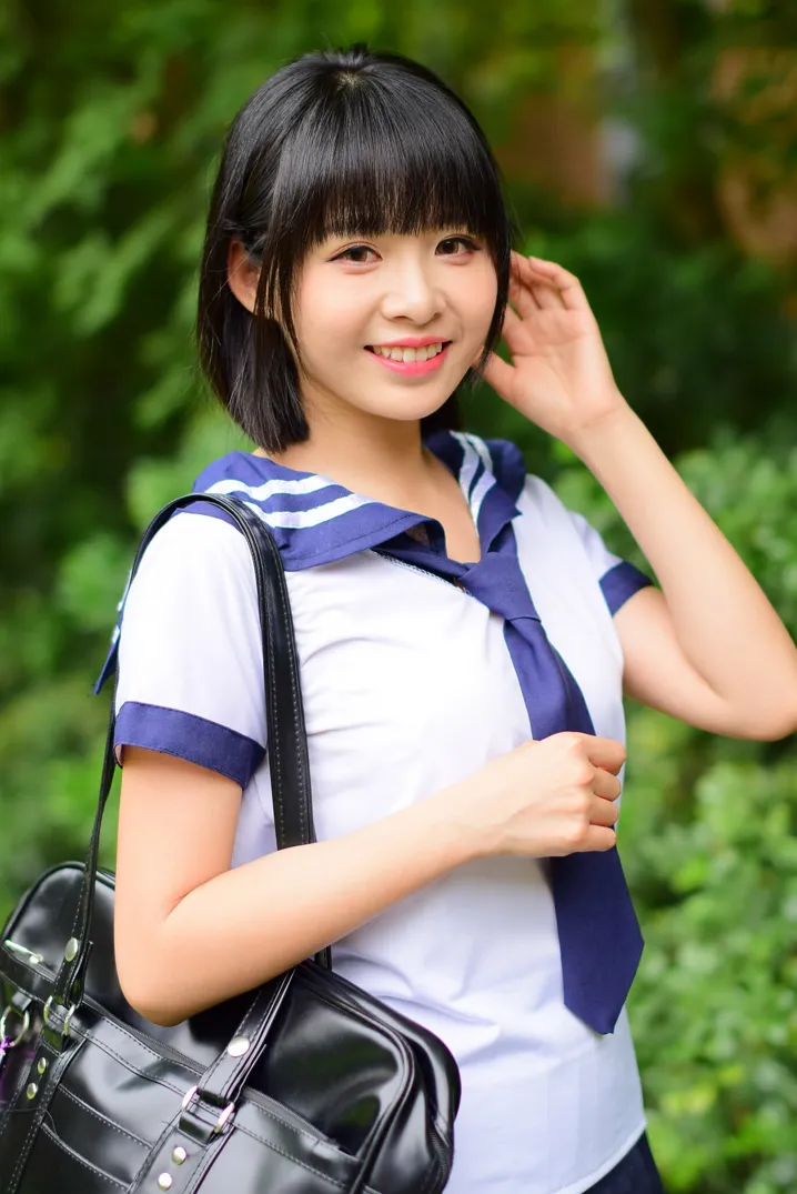 [爱美足] NO.171 海琳 学生制服 街拍#[73P]-2