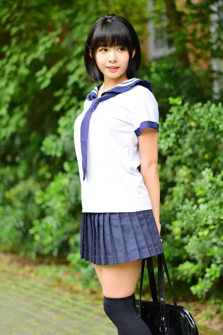 [爱美足] NO.171 海琳 学生制服 街拍#[73P]-10