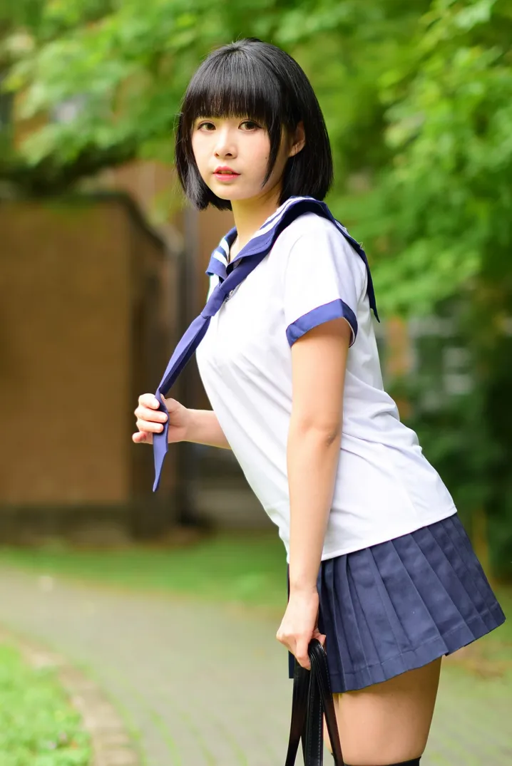 [爱美足] NO.171 海琳 学生制服 街拍#[73P]-3