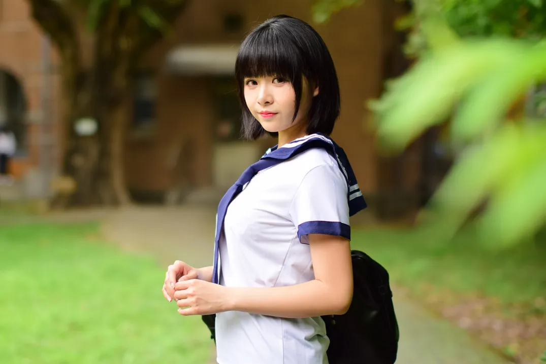 [爱美足] NO.171 海琳 学生制服 街拍#[73P]-7