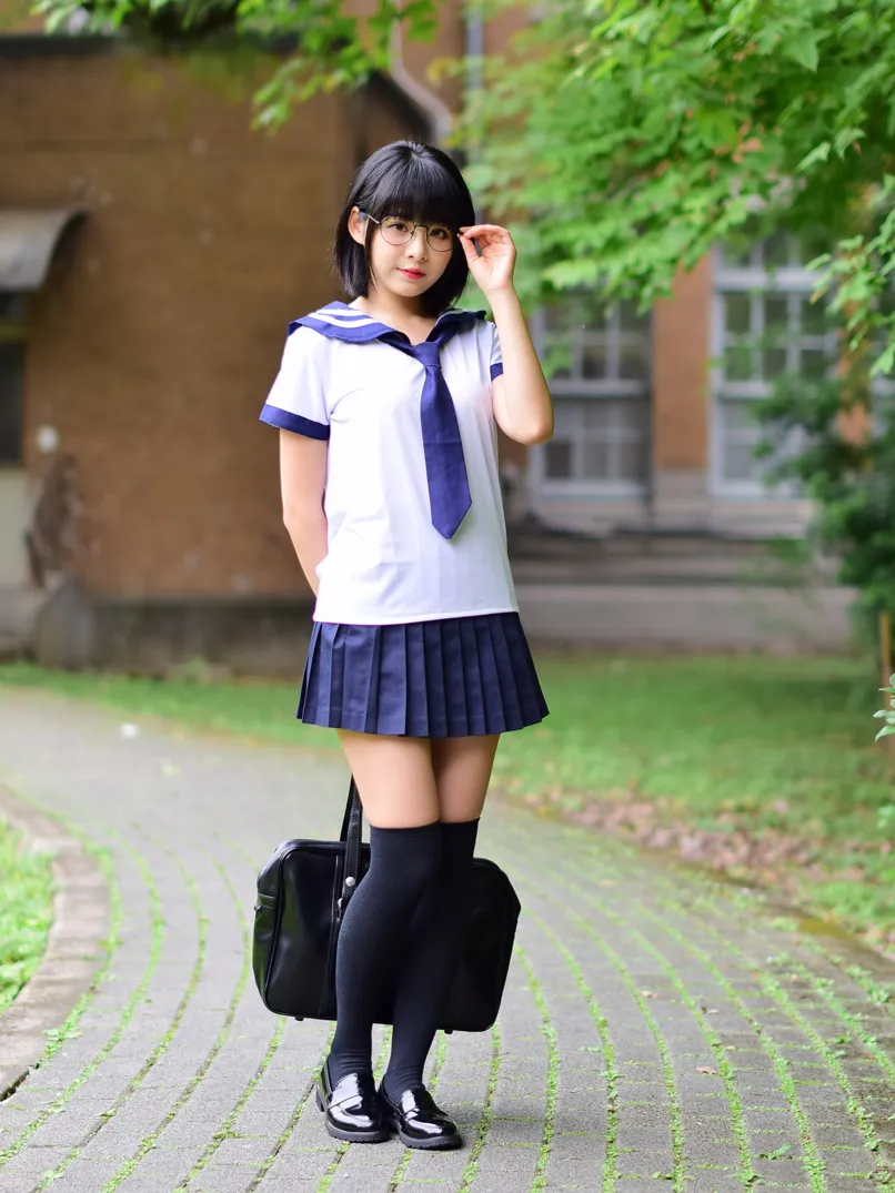 [爱美足] NO.171 海琳 学生制服 街拍#[73P]-4