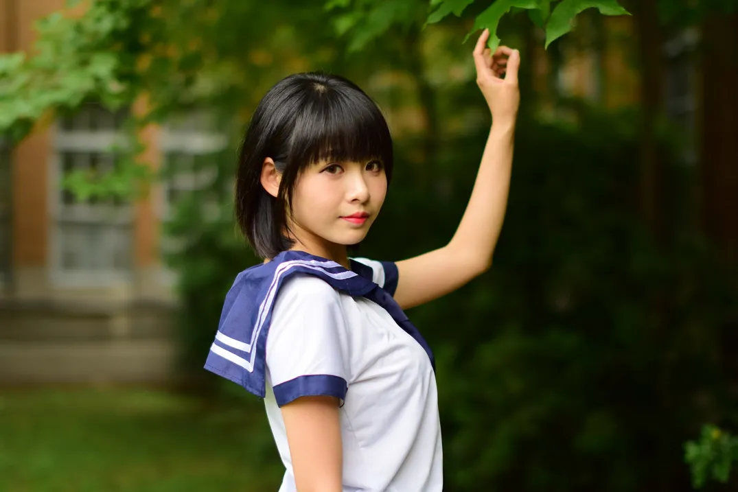 [爱美足] NO.171 海琳 学生制服 街拍#[73P]-1