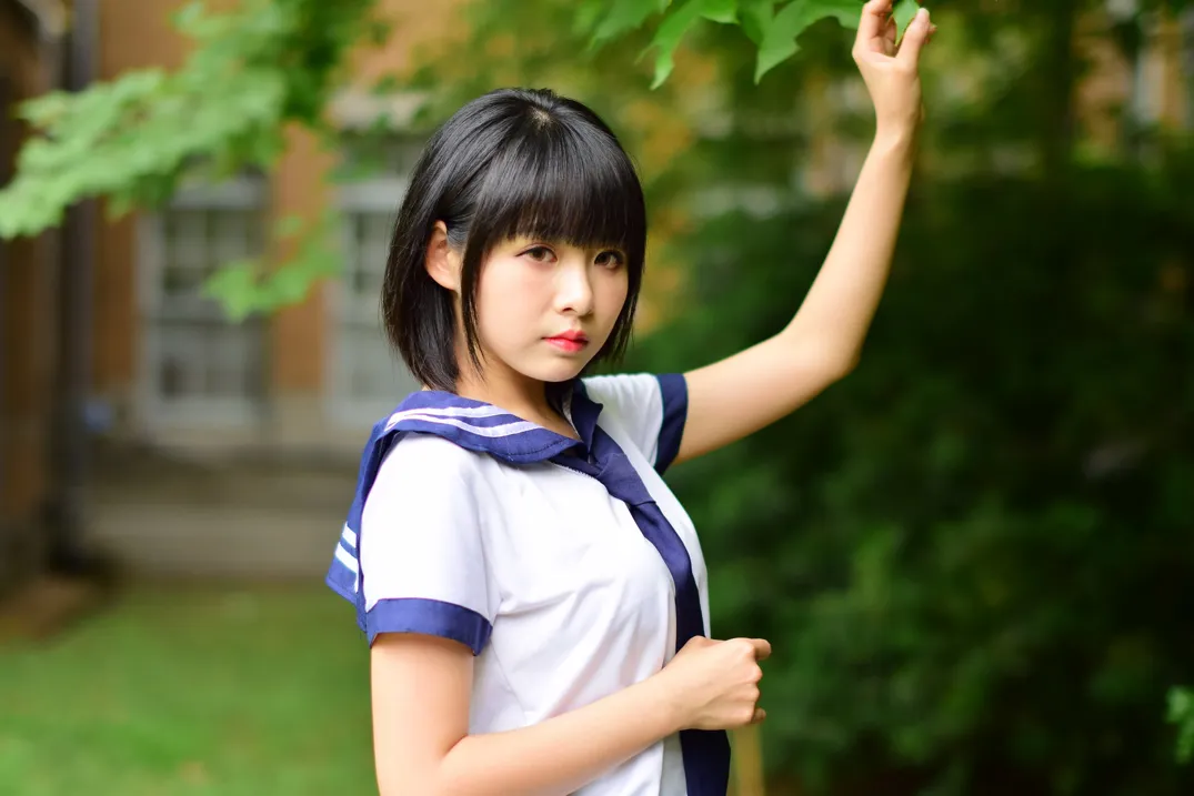 [爱美足] NO.171 海琳 学生制服 街拍#[73P]-9