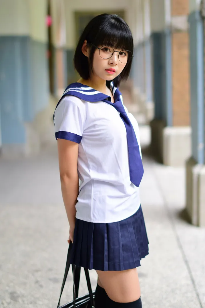 [爱美足] NO.171 海琳 学生制服 街拍#[73P]-3