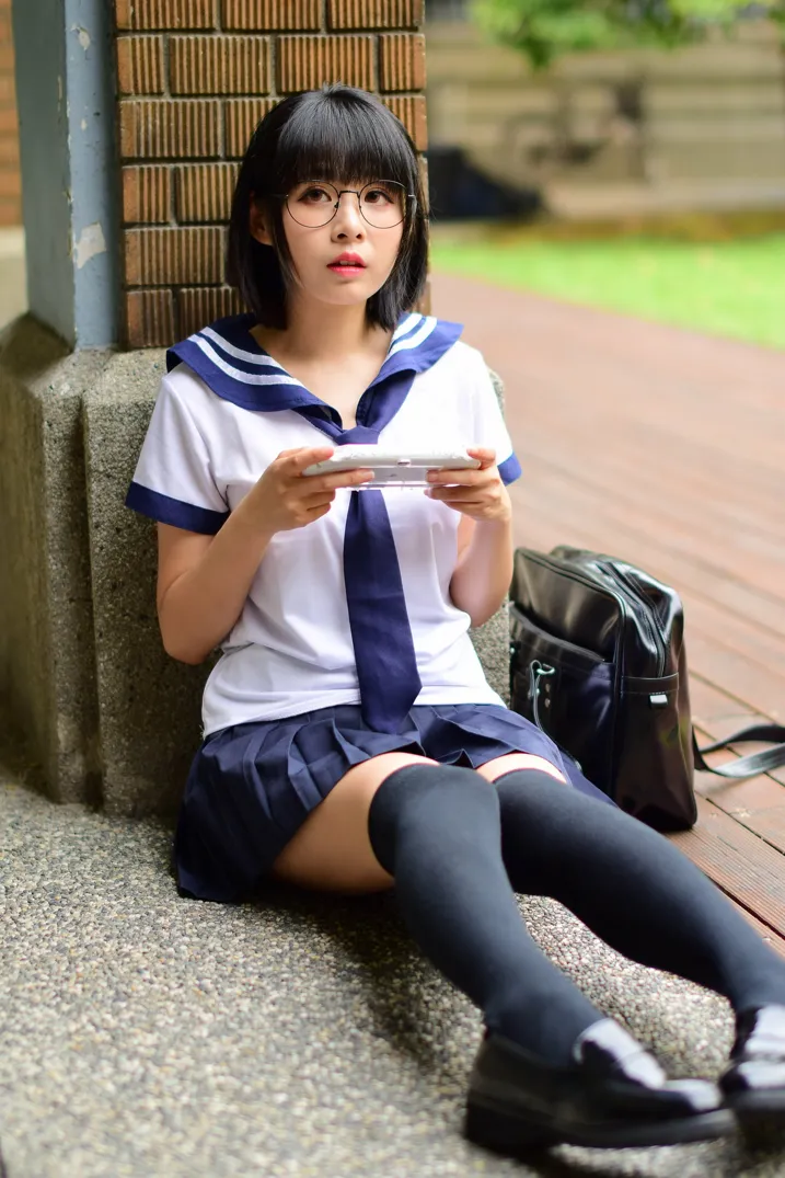 [爱美足] NO.171 海琳 学生制服 街拍#[73P]-6