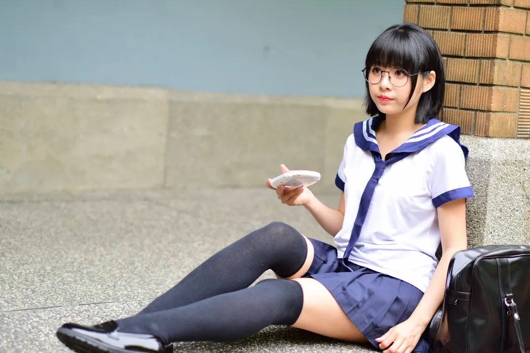 [爱美足] NO.171 海琳 学生制服 街拍#[73P]-10