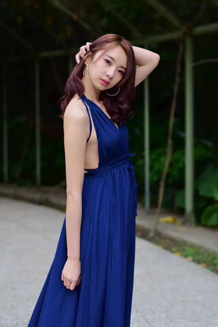[Mzsock] NO.178 Youbao long skirt with high slits and high legs street photography#[105P]-9