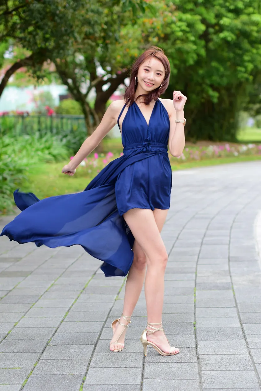 [Mzsock] NO.178 Youbao long skirt with high slits and high legs street photography#[105P]-8