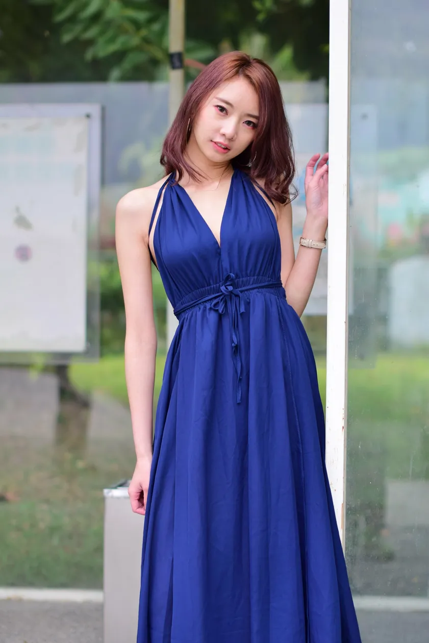 [Mzsock] NO.178 Youbao long skirt with high slits and high legs street photography#[105P]-6